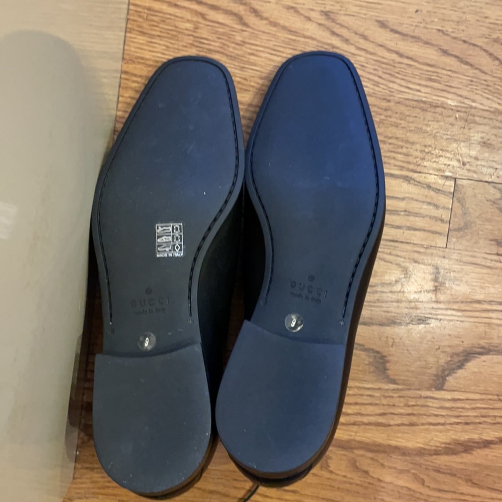 Gucci Black Leather Dress Shoes,9 UK, brand new, - Picture 5 of 5